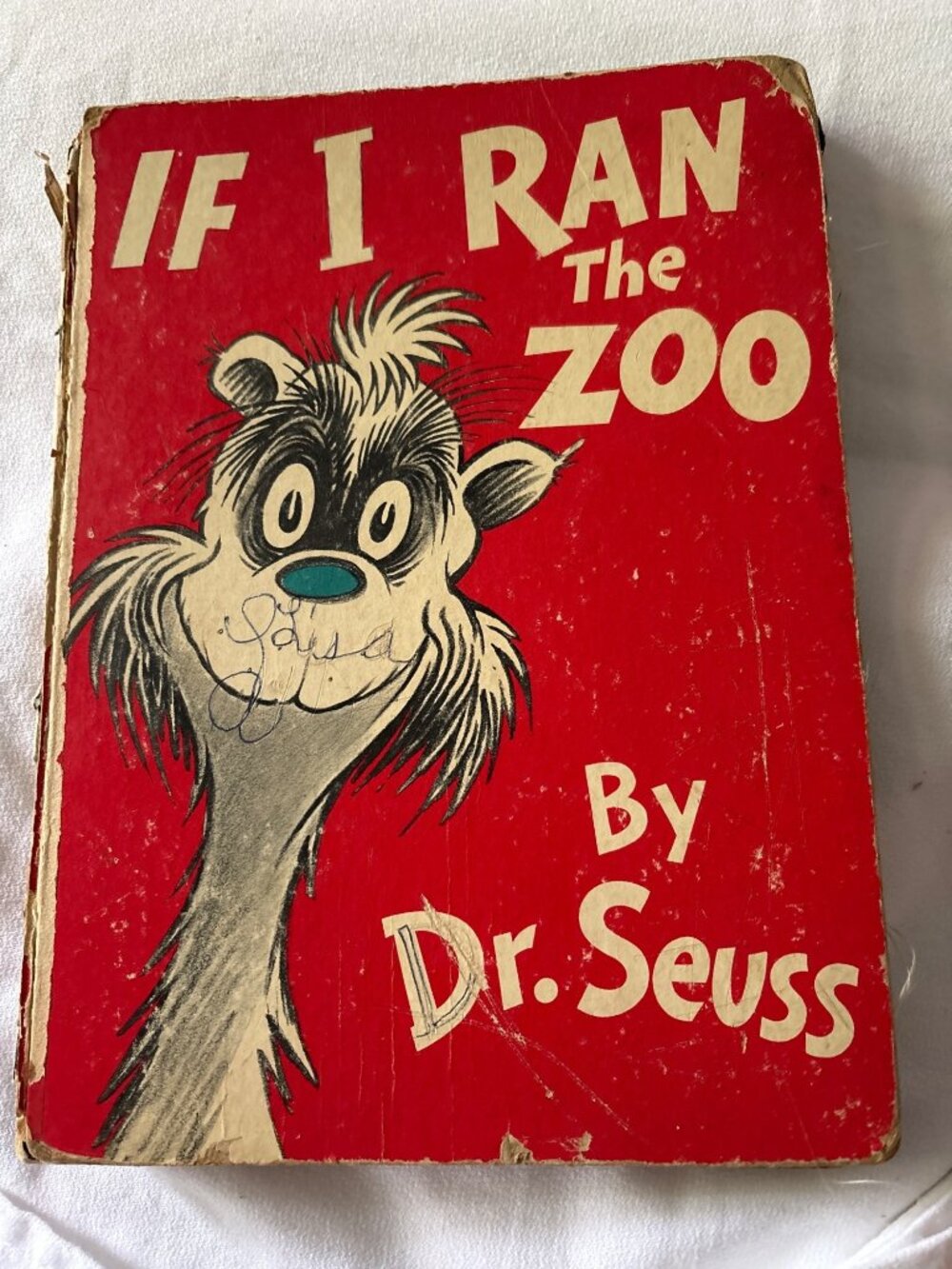 If I Ran The Zoo Dr Seuss 1950 First Edition Random House Hardcover Vintage Book